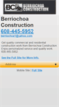 Mobile Screenshot of berriochoaconstruction.net